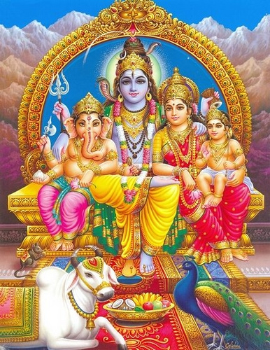 Lord Shiva Family - Shiv Parvati Family Photos, Images